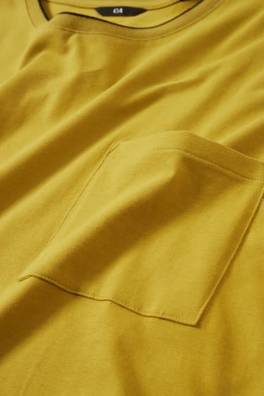 Uomo - T-shirt - giallo