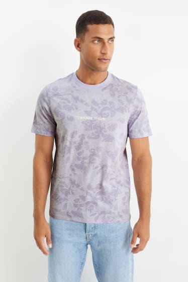 Uomo - T-shirt  - viola chiaro