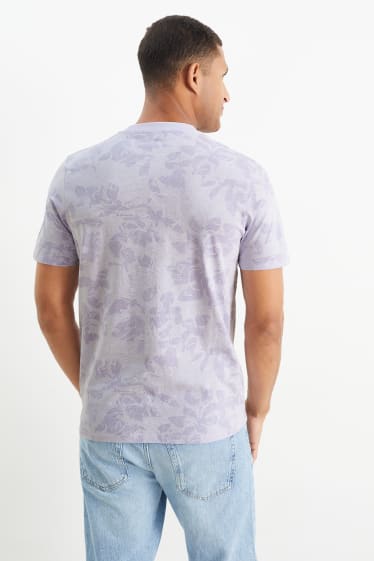 Hommes - T-shirt  - violet clair