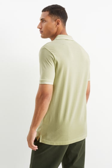 Herren - Poloshirt - mintgrün