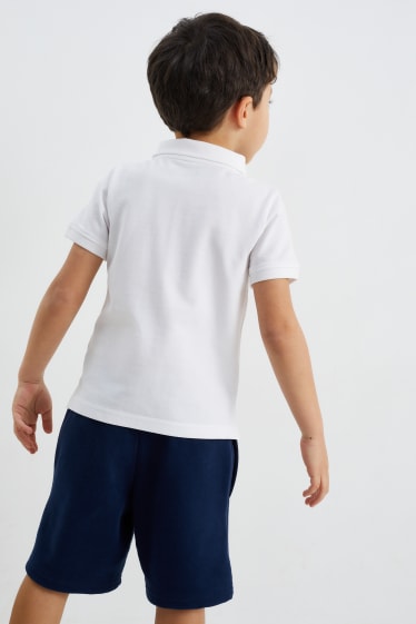 Kinder - Poloshirt - weiß
