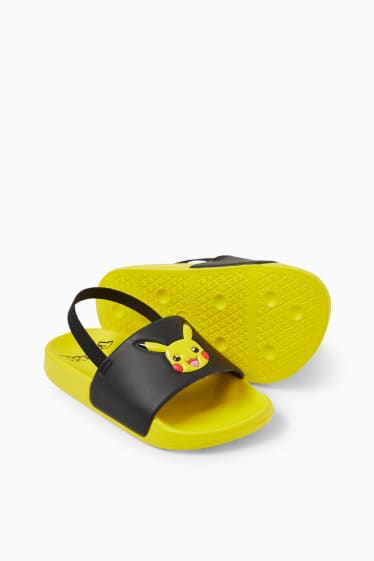 Niños - Pokémon - sandalias - negro