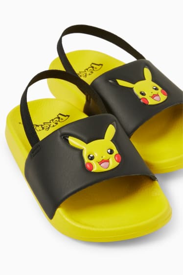 Niños - Pokémon - sandalias - negro