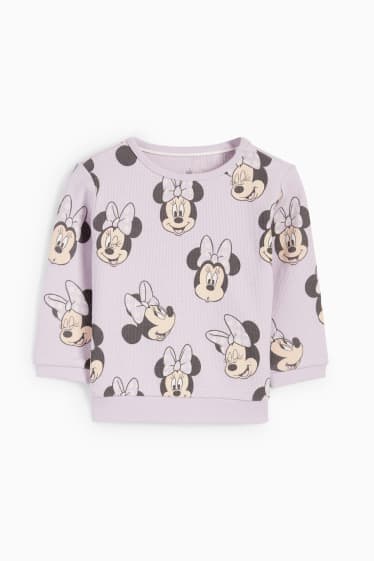 Bebeluși - Minnie Mouse - compleu bebeluși - 2 piese - violet deschis