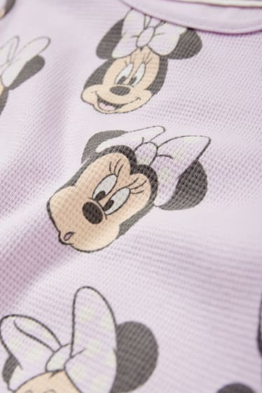 Miminka - Minnie Mouse - outfit pro miminka - 2dílný - světle fialová