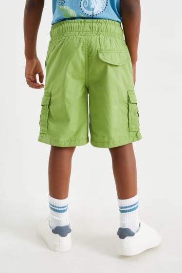 Children - Cargo Bermuda shorts - green