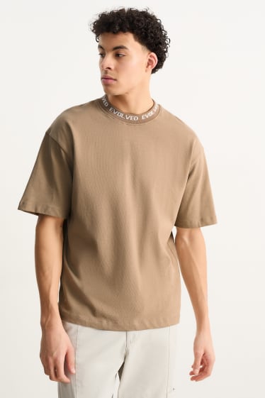 Men - T-shirt - beige