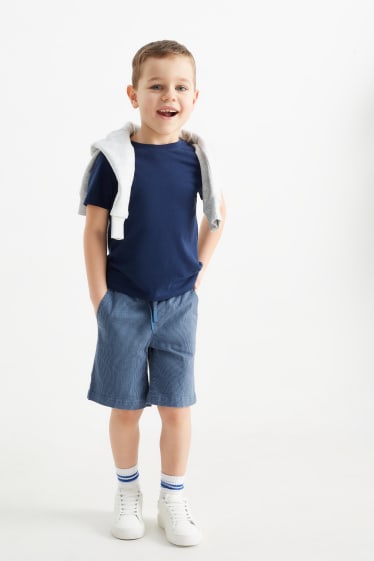 Copii - Băieți - Multipack 3 perechi - pantaloni scurți - albastru