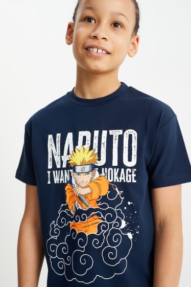 Kinder - Naruto - Kurzarmshirt - dunkelblau