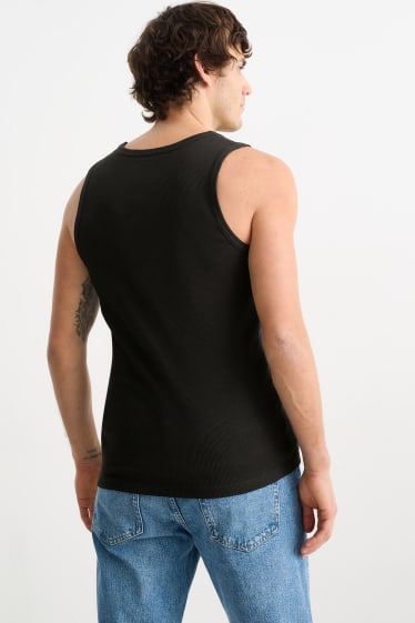 Heren - Tanktop - zwart