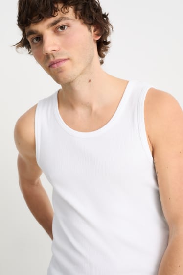 Hombre - Camiseta sin mangas - blanco