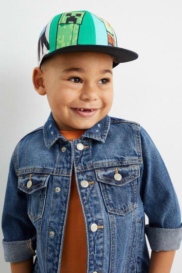 Kinder Jungen - Minecraft - Baseballcap - dunkelblau
