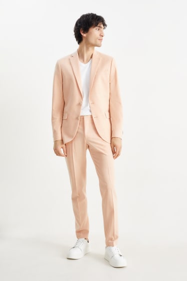 Men - Mix-and-match trousers - slim fit - Flex - light orange