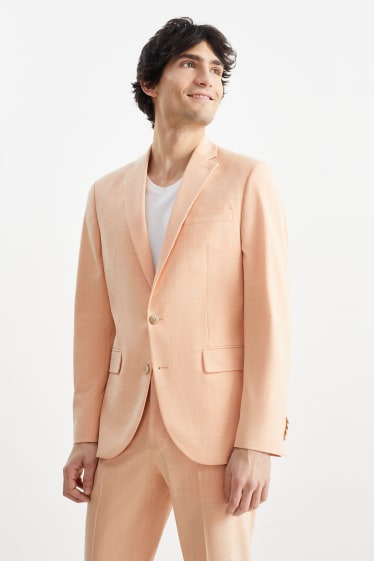 Uomo - Giacca coordinabile - slim fit - Flex - arancio chiaro