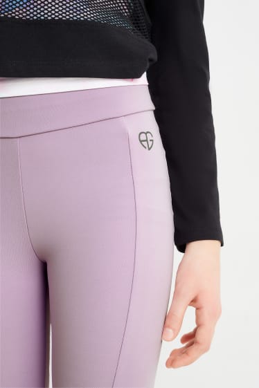 Niños - Leggings funcionales - violeta claro