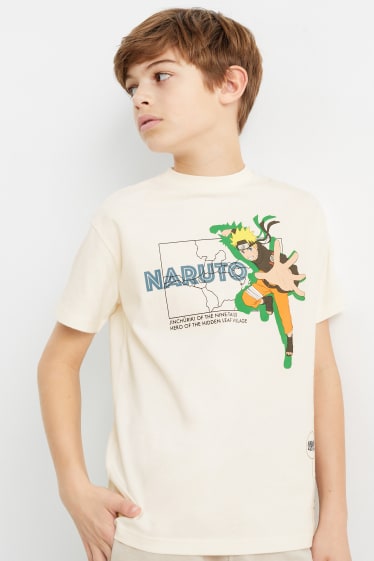 Niños - Naruto - camiseta de manga corta - beige claro