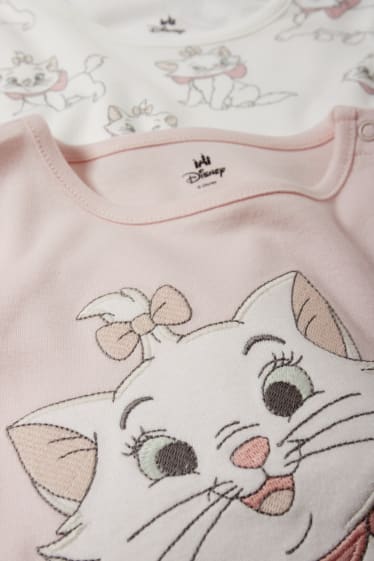 Neonati - Confezione da 2 - Gli Aristogatti - pigiama per bebè - 4 pezzi - rosa