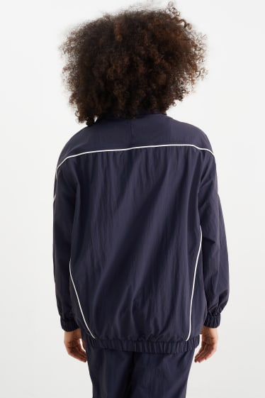 Women - Bomber jacket - lined - dark blue
