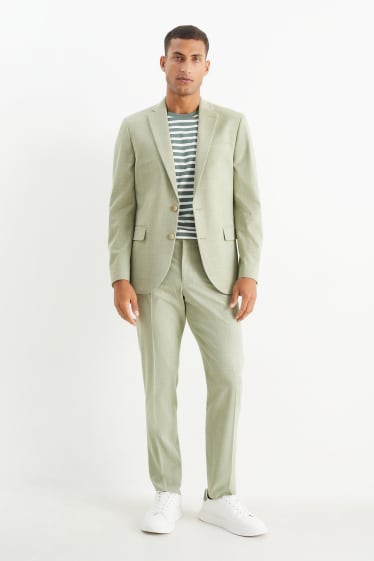 Heren - Broek uit het combi-systeem - slim fit - Flex - lichtgroen