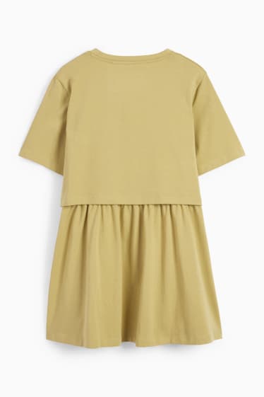 Donna - T-shirt per allattamento - giallo senape