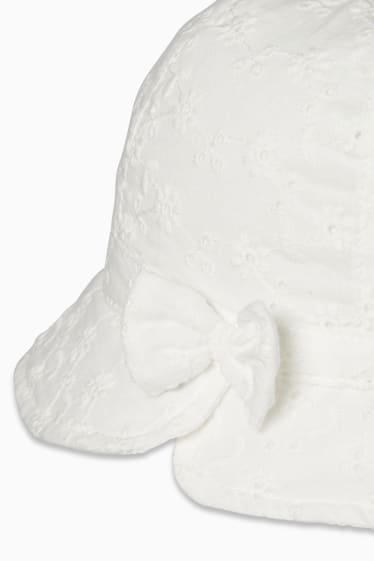 Neonati - Cappello neonati - bianco crema