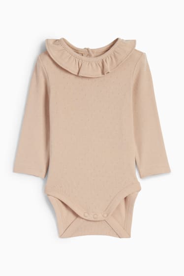 Babys - Baby-outfit - 2-delig - beige