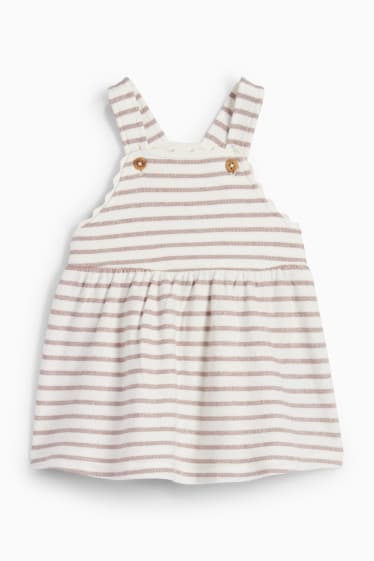 Babys - Baby-Outfit - 2 teilig - beige