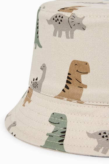 Bebés - Dinosaurios - sombrero para bebé - beis
