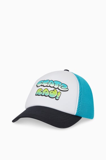 Children - Skater - baseball cap - turquoise