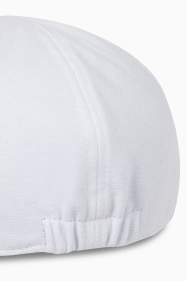 Men - Flat cap - cremewhite