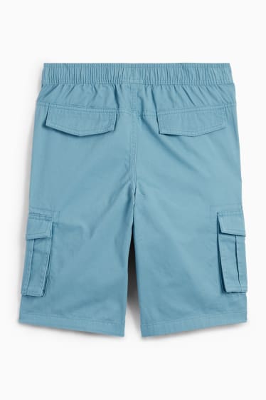 Niños - Shorts cargo - azul