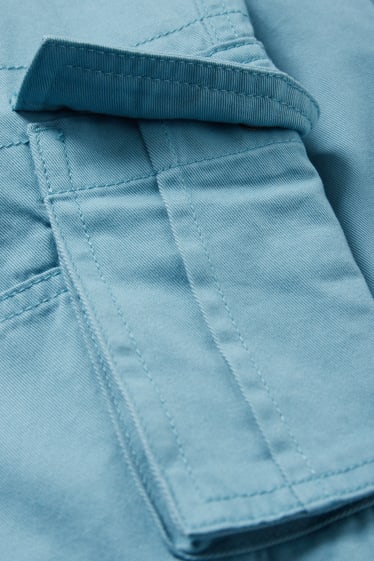 Dětské - Cargo šortky - modrá