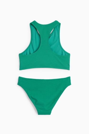 Bambini - Bikini - LYCRA® XTRA LIFE™ - 2 pezzi - verde