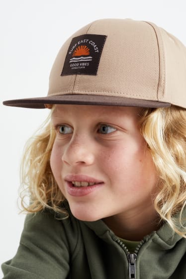 Copii - Surfer - șapcă de baseball - taupe
