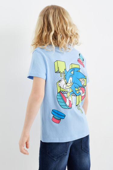 Dzieci - Sonic - koszulka z krótkim rękawem - jasnoniebieski