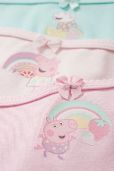 Children Girls - Multipack of 3 - Peppa Pig - briefs - mint green