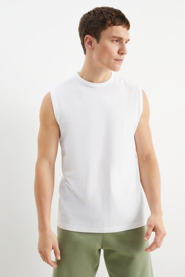 Home - Samarreta sense mànigues - blanc