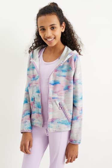 Children - Set - technical zip-through sweatshirt and top - 2 piece - rose
