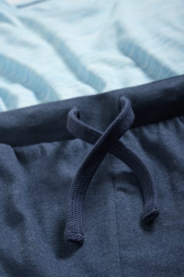 Men - Short pyjamas - light blue