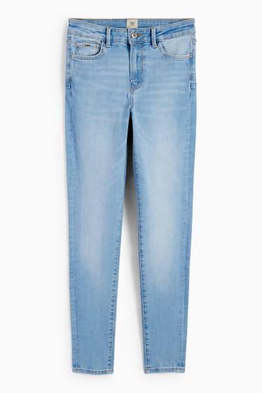 Kobiety - Skinny jeans - średni stan - dżinsy modelujące - LYCRA® - dżins-jasnoniebieski