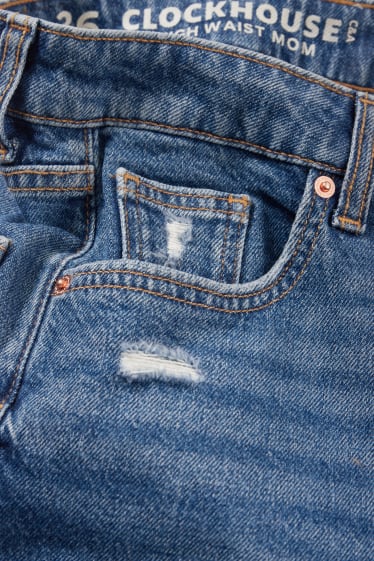 Teens & Twens - CLOCKHOUSE - Jeans-Shorts - High Waist - jeansblau