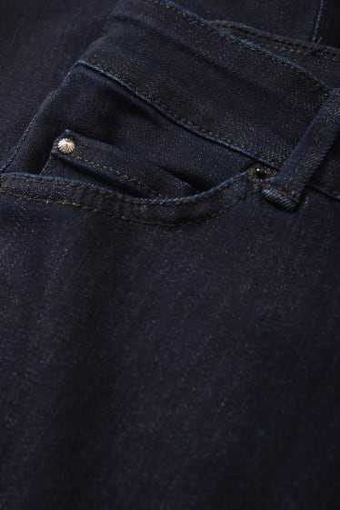 Women - Premium Denim by C&A - straight jeans - mid waist- LYCRA® - denim-dark blue