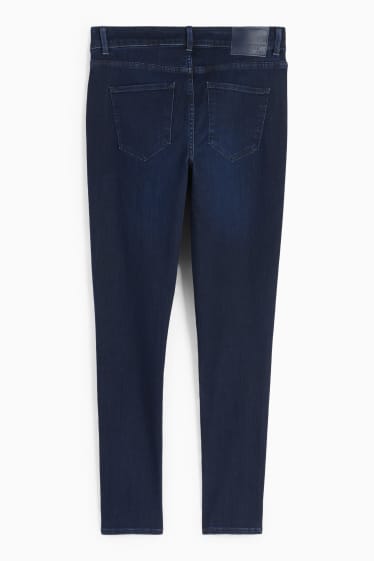 Dámské - Premium Denim by C&A - skinny jeans - mid waist - LYCRA® - džíny - tmavomodré