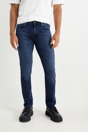 Hombre - Premium Denim by C&A - slim jeans - LYCRA® - vaqueros - azul oscuro