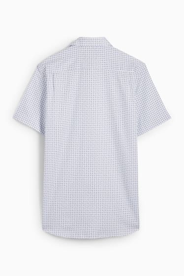 Heren - Business-overhemd - regular fit - kent - gemakkelijk te strijken - wit