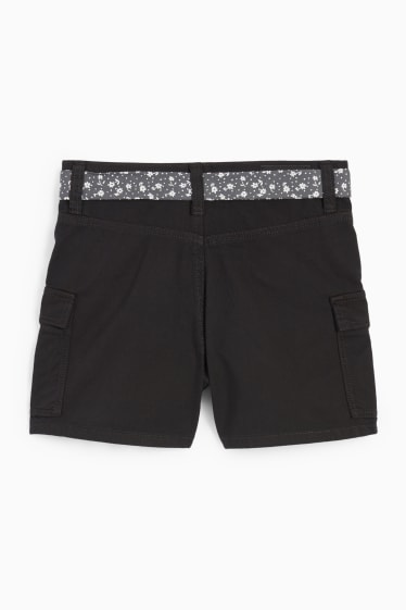 Kinder - Cargo-Shorts - schwarz