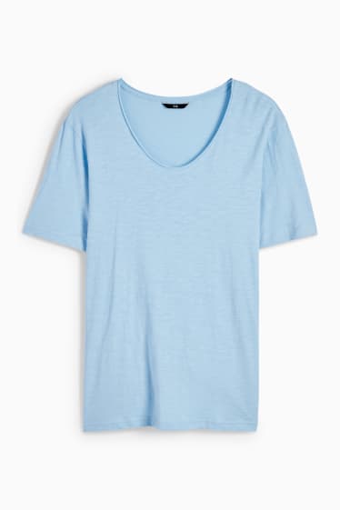 Hombre - Camiseta - azul claro
