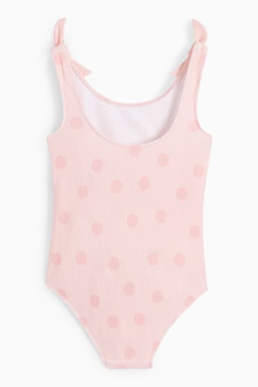 Babies - Swimsuit - LYCRA® XTRA LIFE™ - polka dot - rose