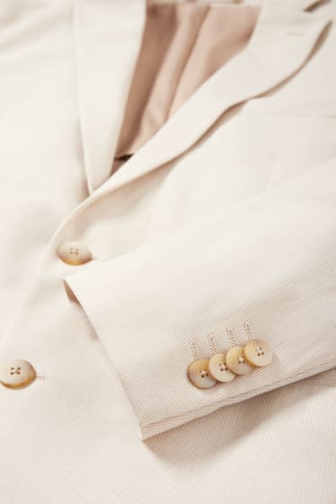 Men - Mix-and-match tailored jacket - slim fit - Flex  - light beige