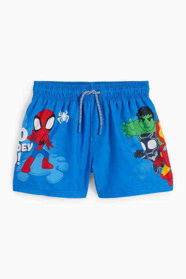 Dětské - Marvel - koupací šortky - modrá